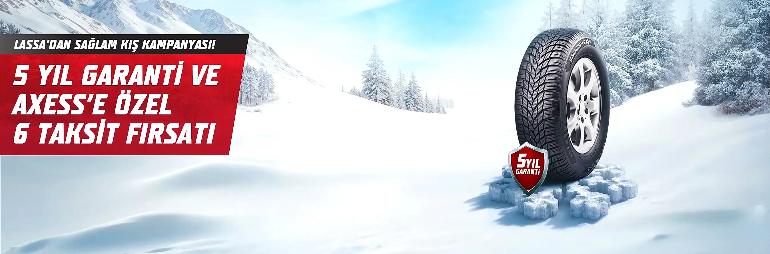Lassa’dan 5 Yıl Garanti ve Axess’e Özel 6 Aya Varan Taksit Fırsatı